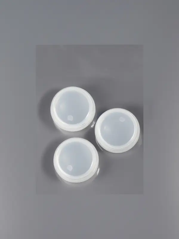 Баночка для хранения, 20 мл, фасовка - 3 шт., белая