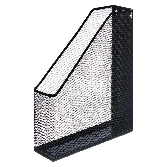 Лоток для бумаг вертикальный, 1 отделение, чёрный