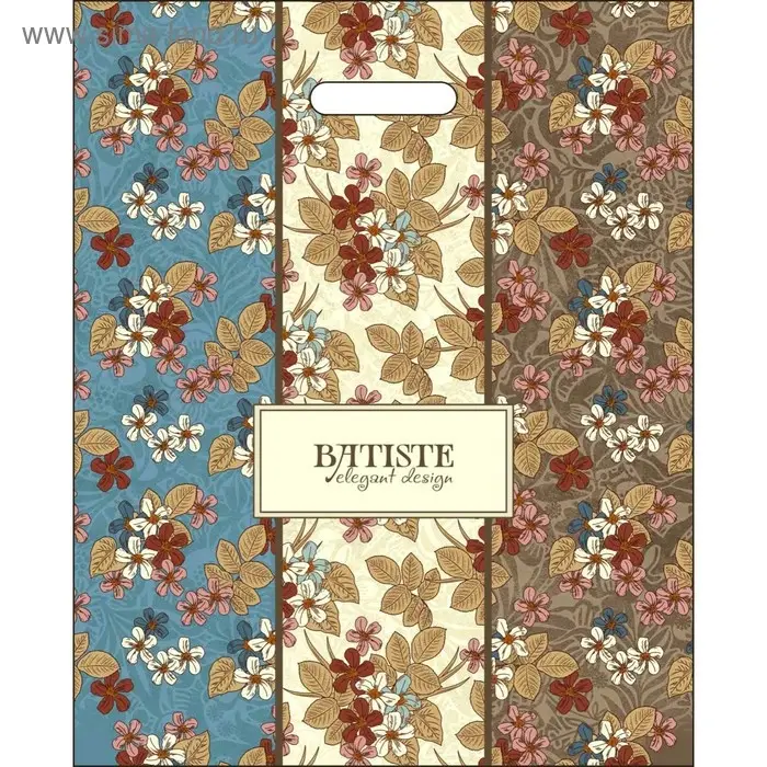 Пакет «Батист», полиэтиленовый с вырубной ручкой, 60 мкм 38×47 см Пакет «Батист», полиэтиленовый с вырубной ручкой, 60 мкм 38×47 см