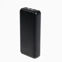 Внешний аккумулятор PB-04, 20000 мАч, 2 USB, 2 А, индикация, чёрный