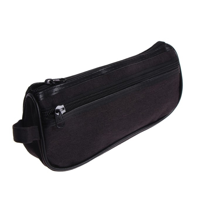 Пенал школьный на молнии Calligrata Пенал школьный на молнии Calligrata "Джинс", 2 отделения, МИКС