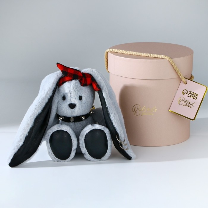 Мягкая игрушка зайка  Мягкая игрушка зайка "Li Рокер", заяц