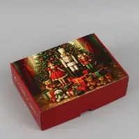 Коробка подарочная, самосборная &laquo;Тепла в новом году&raquo;,30.7&times;22&times;9.5 см