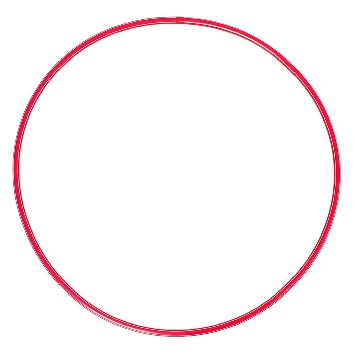 Обруч, диаметр 80 см, цвет красный Обруч, диаметр 80 см, цвет красный