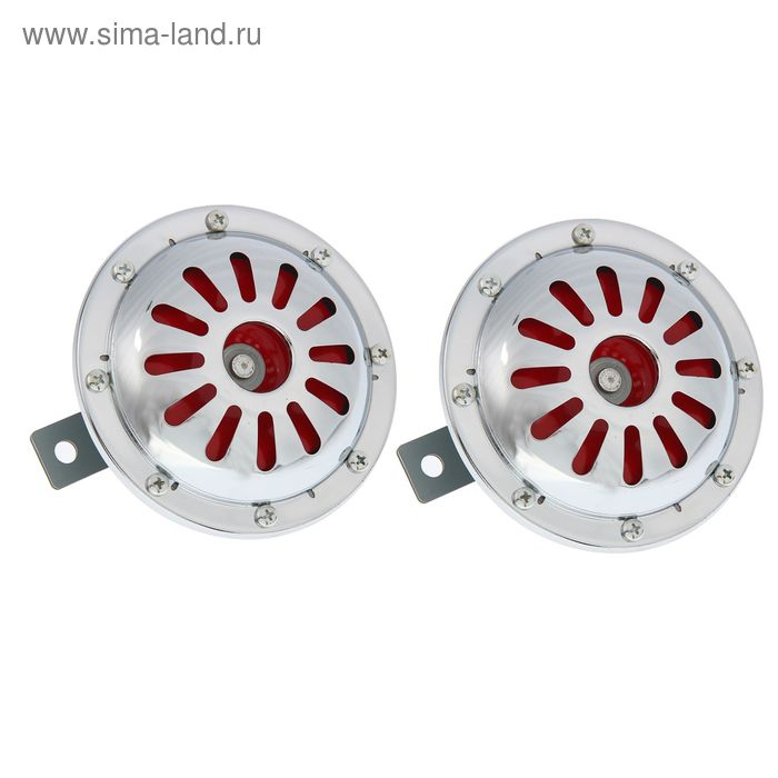 Сигнал автомобильный AVS Electric 1046, 12 В, 335/435 Гц, 115 Дб, d=125 мм, набор 2 шт Сигнал автомобильный AVS Electric 1046, 12 В, 335/435 Гц, 115 Дб, d=125 мм, набор 2 шт