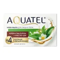 Крем-мыло для рук твердое Aquatel &laquo;Зеленый чай матча&raquo;, 90 г