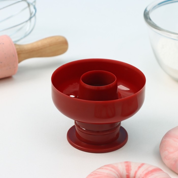 Форма для пончиков Доляна «Классика», 8,5×8,5×6 см, цвет МИКС Форма для пончиков Доляна «Классика», 8,5×8,5×6 см, цвет МИКС