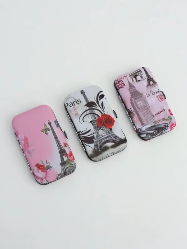 Набор маникюрный &laquo;Лондон&raquo;, 6 предметов, в футляре, МИКС