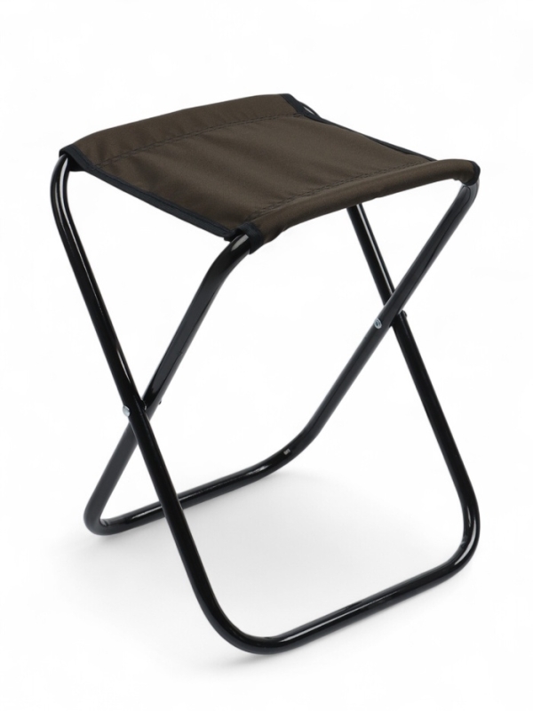 Табурет складной средний 16 мм, 40 х 28 х 28 см, зелёный