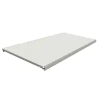 Полка для стеллажа, 40&times;101 см, перфорированная, шаг 2.5 см, белая