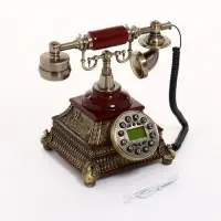 Ретро-телефон &laquo;Алецио&raquo;, громкая связь, 24&times;19 см