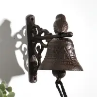 Колокол сувенирный чугун "Маленькая птичка" 11,5х7,5х12 см