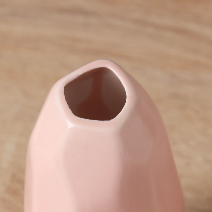 Ваза керамика настольная Ваза керамика настольная "Авиталь галант" 12,5х5 см, розовый