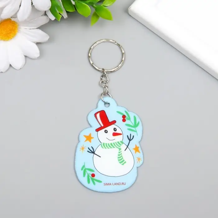 Брелок EVA Брелок EVA "Снеговичок в шарфике" 4,5х6,5 см