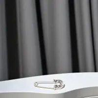 Булавка-оберег KARMA SERIES &laquo;Защита от сглаза&raquo;, 4 см, цвет чернёное серебро