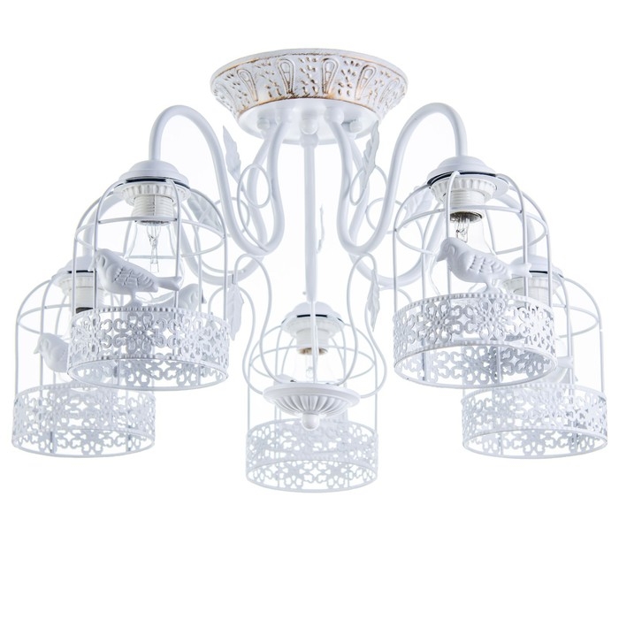 Люстра 669619/5 Е27 40Вт белый 59х59х33 см 4612419 Модель F761TT-1615 Люстра 669619/5 Е27 40Вт белый 59х59х33 см 4612419 Модель F761TT-1615