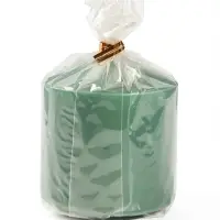Свеча цилиндр 6&times;6.5 см, зелёный
