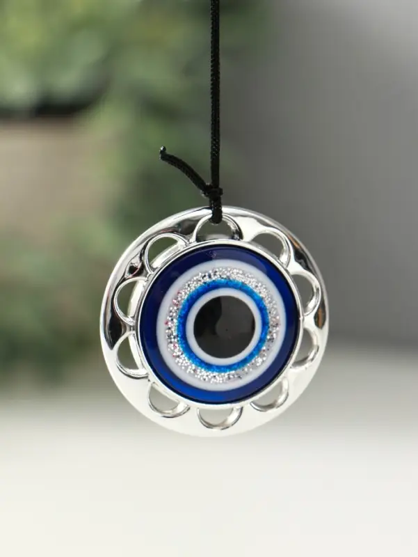 Музыка ветра &laquo;От сглаза&raquo;, металл, 5 трубок, глазки, 60 см