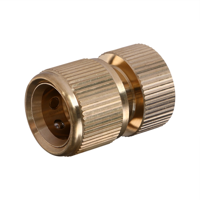 Коннектор, 3/4 Коннектор, 3/4" (19 мм), быстросъёмное соединение, внутренняя резьба, латунь, Greengo