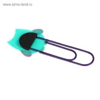 Закладка-скрепка большая «Сова», 11 см, МИКС