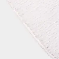 Коврик Доляна White Cat, 50.5&times;61 см, ворс 1.5 см, микрофибра, белый