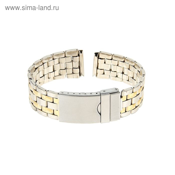 Ремешок для часов Ремешок для часов "Соломон", 18 мм, металл, l-18 см, хром