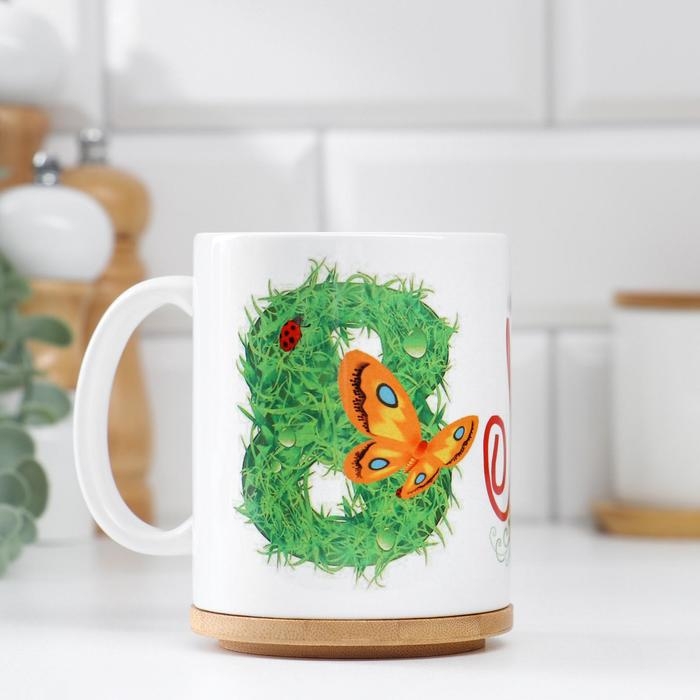 Кружка чайная керамическая "8 марта"