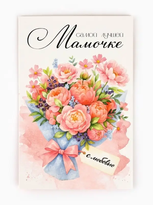 Открытка &laquo;Любимой мамочке&raquo;, 12&times;18 см