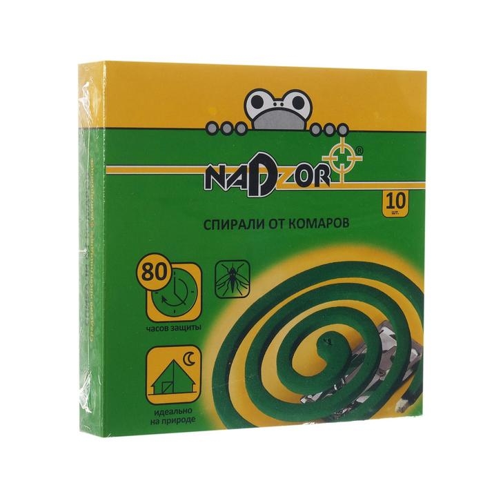 Спирали от комаров Nadzor, 10шт