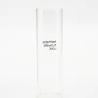 Ваза стеклянная для цветов " Flowers ", 6 х 20 см (530 мл)