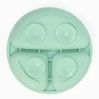 Тарелка детская секционная, 3 секции, бирюзовый, Mum&Baby