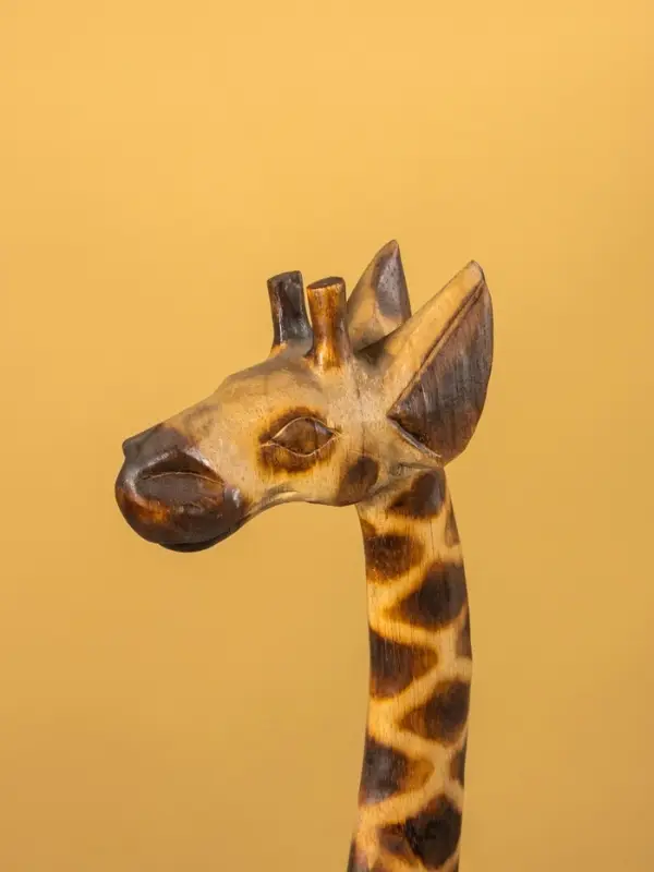 Сувенир Сувенир "Жираф" дерево 20х13х120 см, цв. бежево-коричневый