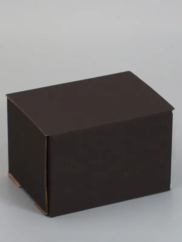 Коробка самосборная, черная, для подарков, хранения и отправки посылок, 17&times;12&times;10 см