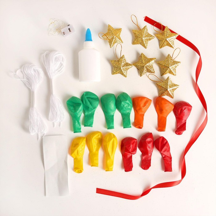 Набор для творчества «Новогодняя гирлянда из ниток своими руками»