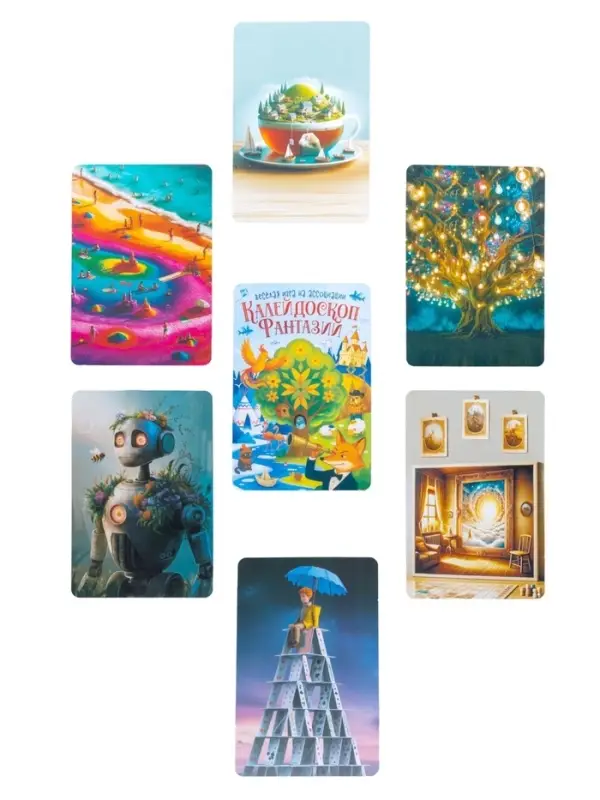 Игра настольная &laquo;Калейдоскоп Фантазий&raquo;, 64 карточки, 12+
