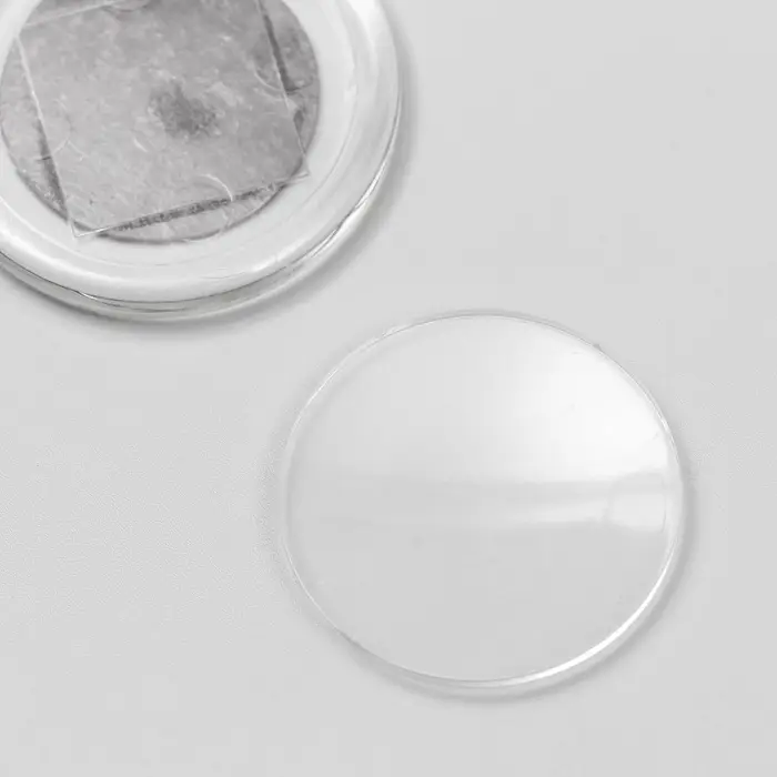 Заготовка акрилового магнита 4 см круг прозрачный (набор 2 детали+пакет) Заготовка акрилового магнита 4 см круг прозрачный (набор 2 детали+пакет)