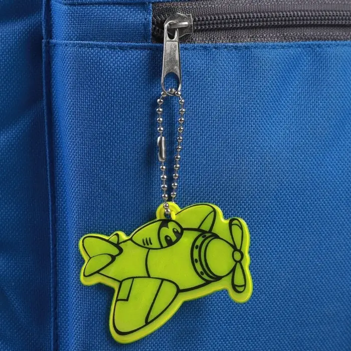 Светоотражающий элемент «Самолёт», двусторонний, 6×5.5 см, МИКС Светоотражающий элемент «Самолёт», двусторонний, 6×5.5 см, МИКС