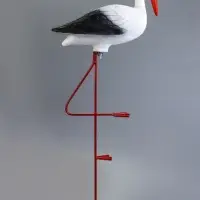 Садовая фигура из полистоуна &laquo;Аист&raquo;, 66&times;40&times;15 см