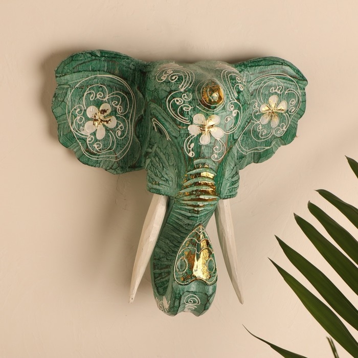 Сувенир дерево Сувенир дерево "Голова слона" 28х26х10,5 см