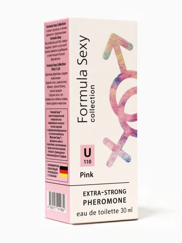 Туалетная вода женская с феромонами Formula Sexy collection Pink U110, 30 мл
