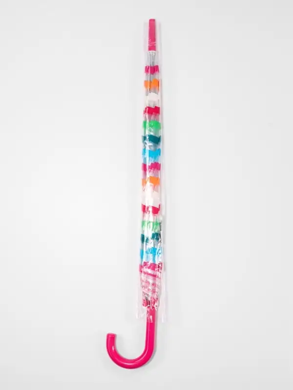 Зонт - трость полуавтоматический &laquo;Полосы&raquo;, 8 спиц, R=47/53 см, d=94 см, разноцветный