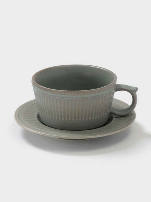 Чайная пара  Чайная пара "Ancient Greece"  15х7см, цвет синий