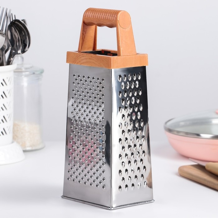 Тёрка четырёхгранная Доляна «Деревенька», 24,5×10,5 см Тёрка четырёхгранная Доляна «Деревенька», 24,5×10,5 см