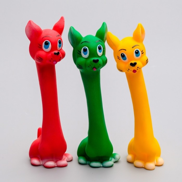 Игрушка-гантель Игрушка-гантель "Кошка", 20 см, микс