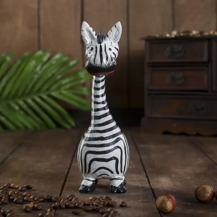 Сувенир «Зебра-толстячок», 18×6×5 см, дерево Сувенир «Зебра-толстячок», 18×6×5 см, дерево
