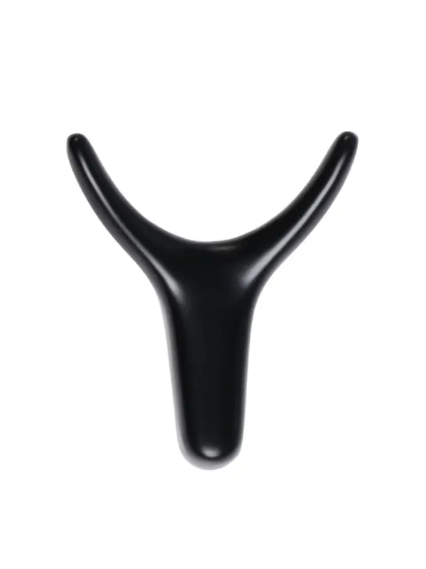 Крючок мебельный CAPPIO OX, двухрожковый, цвет черный