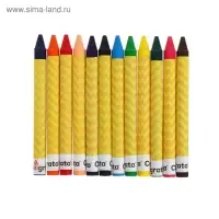 Мелки восковые Calligrata, цветные, 12 цветов, 93&times;8 мм