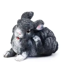 Садовая фигура из полистоуна &laquo;Заяц-почесун&raquo;, 28&times;14&times;21 см