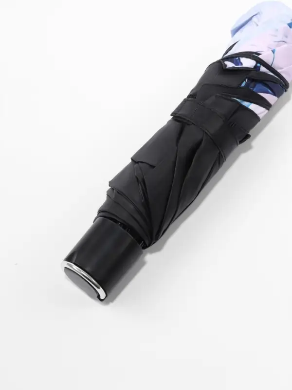 Зонт механический &laquo;Воздушные цветы&raquo;, эпонж, 4 сложения, 8 спиц, R=48/55 см, d=96 см, МИКС