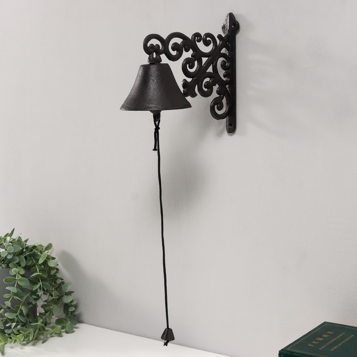 Колокол сувенирный чугун  Колокол сувенирный чугун "Узорный" 18х10х21 см